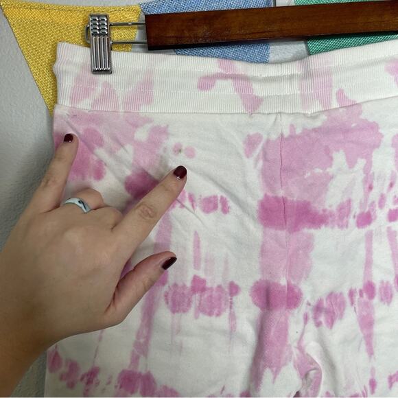 NWT Threads 4 Thought Pink White Tie Dye Lounge Shorts | S - Picture 5 of 5